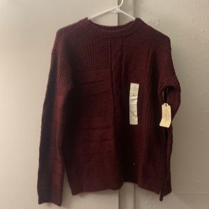 Purple Long Sleeve knitted St Johns Bay Sweater